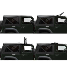 Load image into Gallery viewer, Jeep JK Replacement Soft Top Tinted Windows For 07-09 Wrangler JK 2 Door Black Diamond King 4WD
