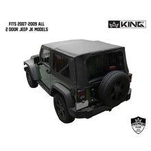 Load image into Gallery viewer, Jeep JK Replacement Soft Top Tinted Windows For 07-09 Wrangler JK 2 Door Black Diamond King 4WD