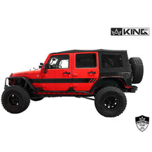 Load image into Gallery viewer, Jeep JK Replacement Soft Top Tinted Windows For 07-09 Wrangler JK 4 Door Black Diamond King 4WD