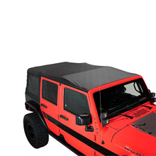 Load image into Gallery viewer, Jeep JK Replacement Soft Top Tinted Windows For 07-09 Wrangler JK 4 Door Black Diamond King 4WD