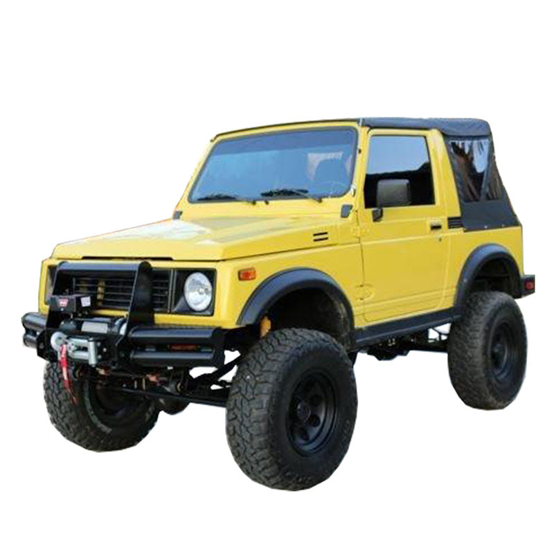 Samurai Replacement Soft Top Tinted Windows For 86-94 Suzuki Samurai Black Diamond King 4WD