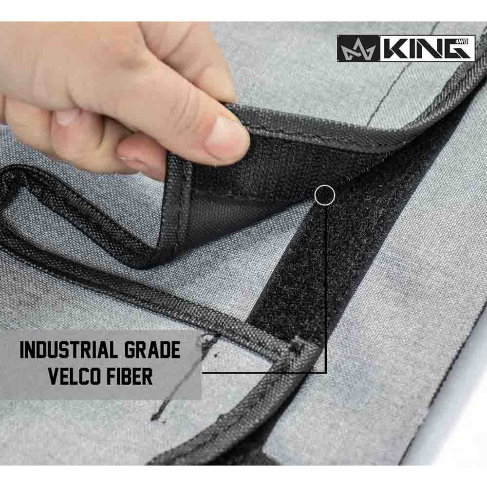 Jeep TJ Half Door Uppers Replacement Soft Upper Doors For 97-06 Wrangler TJ Black Pair King 4WD
