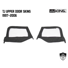 Load image into Gallery viewer, Jeep TJ Half Door Uppers Replacement Soft Upper Doors For 97-06 Wrangler TJ Black Pair King 4WD