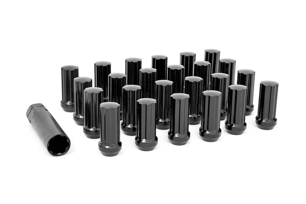 Rough Country Wheel Lug Nut Kit M14 x 1.5 Lug Nut Set of 32 Black Rough Country - 141532BLK