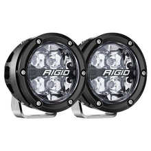 Load image into Gallery viewer, Rigid Industries Light Bars &amp; Cubes Rigid Industries 360-Series 4in LED Off-Road Spot Beam - RGBW (Pair)