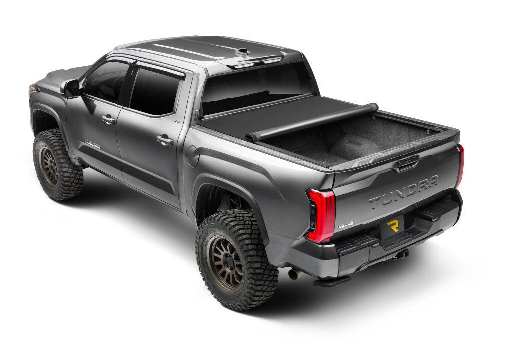 Pro X15 Tonneau Cover Black 2022-2026 Toyota Tundra 5 Foot 7 Inch Bed with Deck Rail System Truxedo