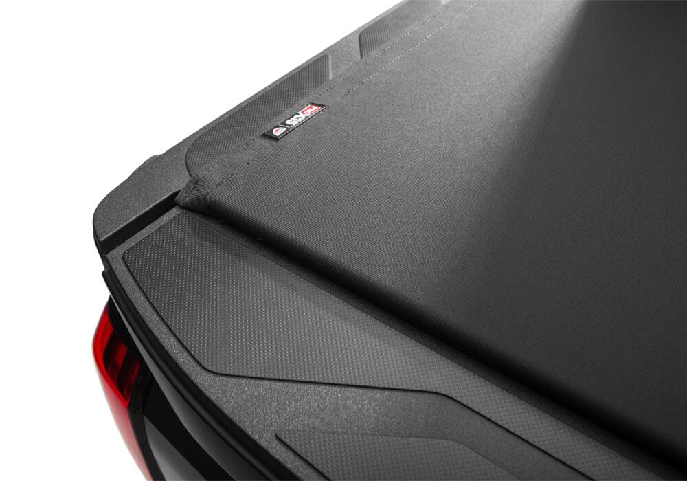 Pro X15 Tonneau Cover Black 2022-2026 Toyota Tundra 6 Foot 7 Inch Bed with Deck Rail System Truxedo
