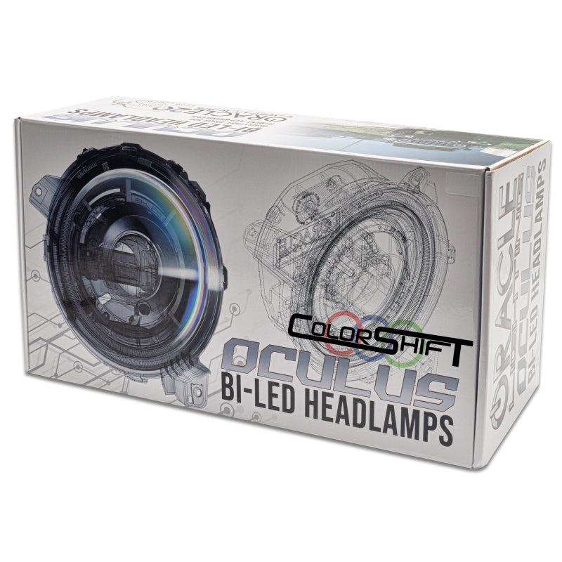 ORACLE Lighting Headlights Oracle Oculus Bi-LED Projector Headlights for Jeep JL/Gladiator JT - w/ BC1 Controller SEE WARRANTY