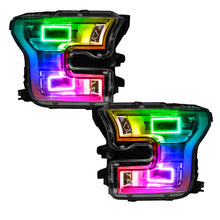 Load image into Gallery viewer, ORACLE Lighting Headlights Oracle Ford F-150 15-17 Projector Headlight Halo Kit - ColorSHIFT SEE WARRANTY
