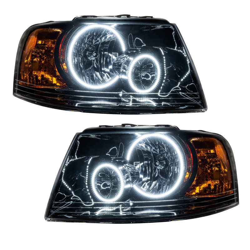 ORACLE Lighting Headlights Oracle 03-06 Ford Expedition SMD HL - Black - White SEE WARRANTY