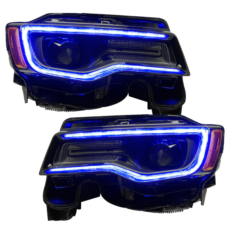 ORACLE Lighting Headlights Oracle 1421 Jeep Grand Cherokee Dynamic Headlight DRL Upgrade Kit  ColorSHIFT Dynamic SEE WARRANTY