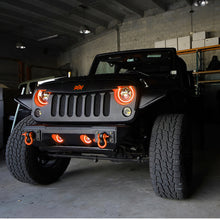 Load image into Gallery viewer, ORACLE Lighting Headlights Oracle 7in High Powered LED Headlights - Black Bezel - Dynamic - Dynamic SEE WARRANTY