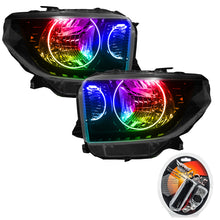 Load image into Gallery viewer, ORACLE Lighting Headlights Oracle 14-17 Toyota Tundra SMD HL - Dual Halo Kit - ColorSHIFT SEE WARRANTY