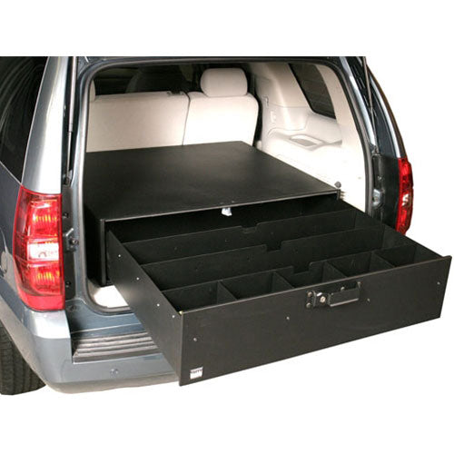 Tactical Gear SUV Security Drawer Universal Midsize Black Tuffy Security Products
