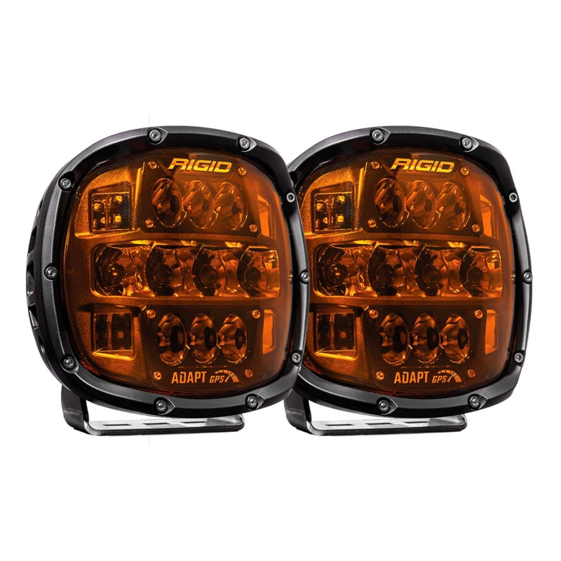 Rigid Industries Light Bars & Cubes Rigid Industries Adapt XP w/ Amber PRO Lens (Pair)