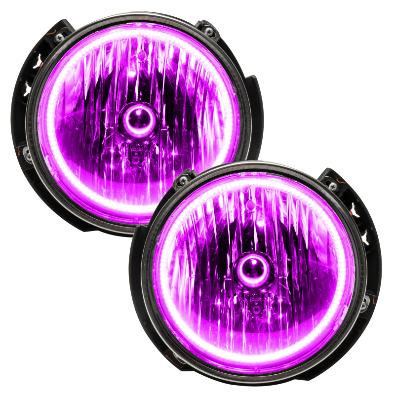 ORACLE Lighting Headlights Oracle 07-16 Jeep Wrangler JK SMD HL - ColorSHIFT w/ BC1 Controller SEE WARRANTY
