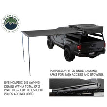 Load image into Gallery viewer, Nomadic Awning 2.0 - 6.5' with Black Cover Overland Vehicle Systems