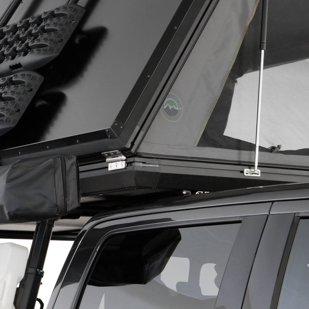 Aluminum Clam Shell Roof Top Tent Sidewinder Side Opening Overland Vehicle Systems