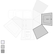 Load image into Gallery viewer, 270 Awning Wall With Window - Nomadic Awning 270 Side Wall 2 Overland Vehicle Systems