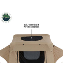 Load image into Gallery viewer, LD TMBK 3 Roof Top Tent With Annex - Tan Base With Green Rain Fly, Black Aluminum Base, Black Ladder Overland Vehicle Systems