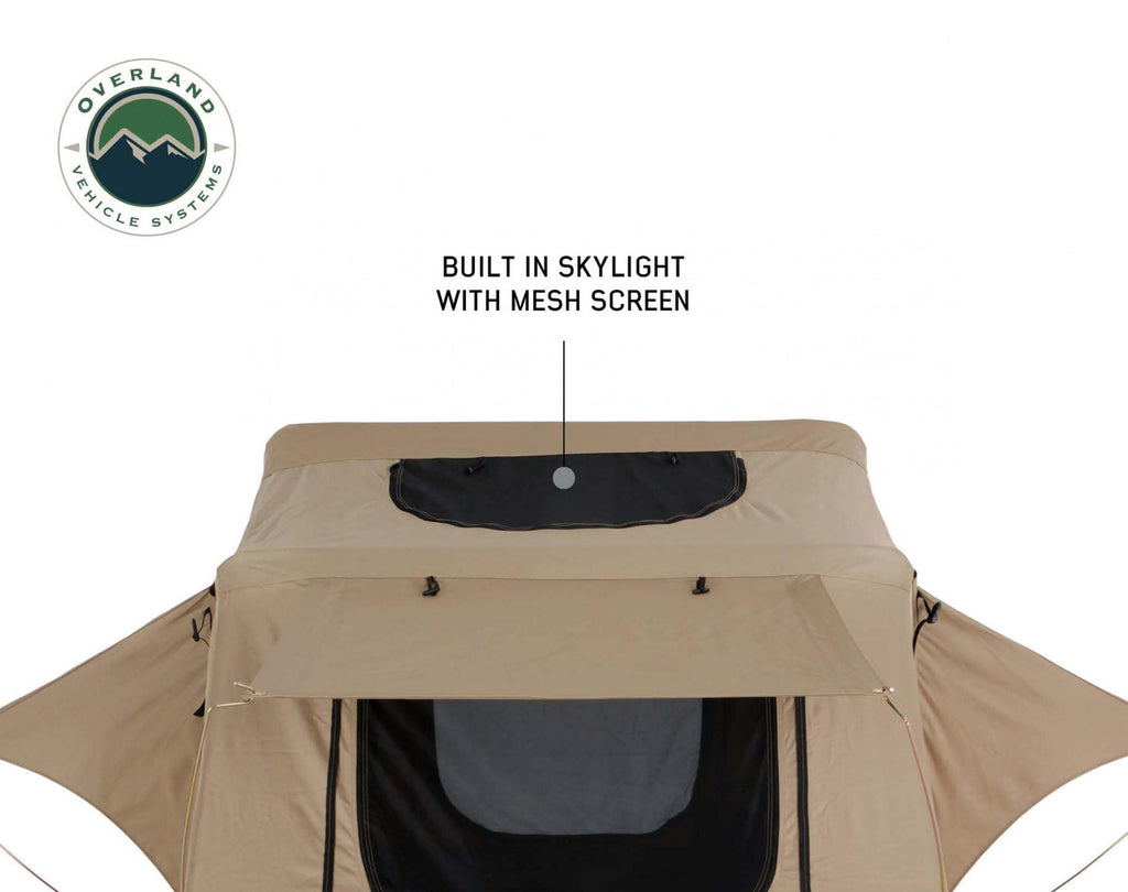 Overland Vehicle Systems Roof Top Tent TMBK Roof Top Tent 18119933 OVS 3 Person w/ Green Rain Fly Overland Vehicle Systems - 18119933
