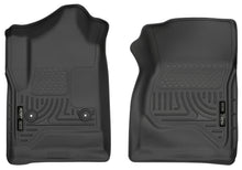 Load image into Gallery viewer, Weatherbeater Front Floor Liners For 2014-2019 Silverado/Sierra 1500/2500 HD/3500 HD Husky Liners