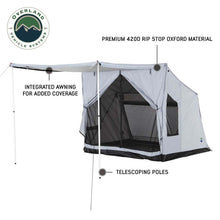Load image into Gallery viewer, LD P.S.T. - Portable Safari Ground Tent Large, Grey Body and Grey Trim Overland Vehicle Systems