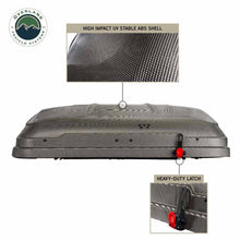 Load image into Gallery viewer, HD Bundu 4 - Hard Shell Roof Top Tent, 4 Person, Grey Body and Black Rainfly Overland Vehicle Systems