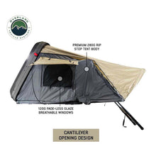 Load image into Gallery viewer, HD Bundu 4 - Hard Shell Roof Top Tent, 4 Person, Grey Body and Black Rainfly Overland Vehicle Systems