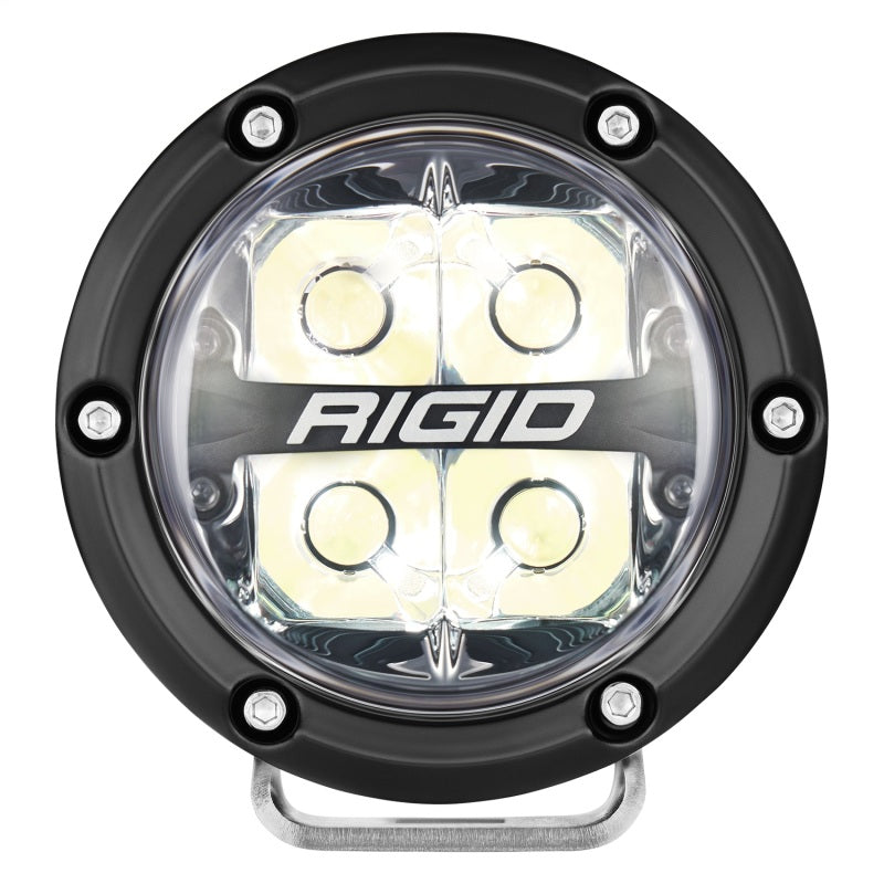 Rigid Industries Light Bars & Cubes Rigid Industries 360-Series 4in LED Off-Road Spot Beam - RGBW (Pair)