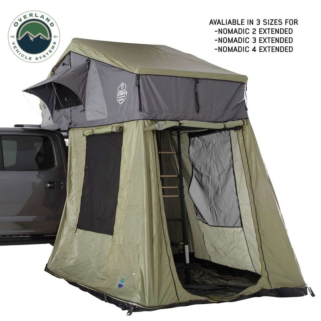 Overland Vehicle Systems Tent Annex Room Nomadic 4 Roof Top Tent Annex - 4 Person Roof Top Tent Annex Overland Vehicle Systems - 18549936