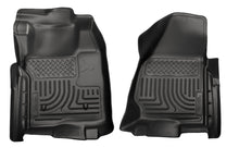 Load image into Gallery viewer, Weatherbeater Front Floor Liners For 2011-2012 F-250/F-350 Super Duty Husky Liners