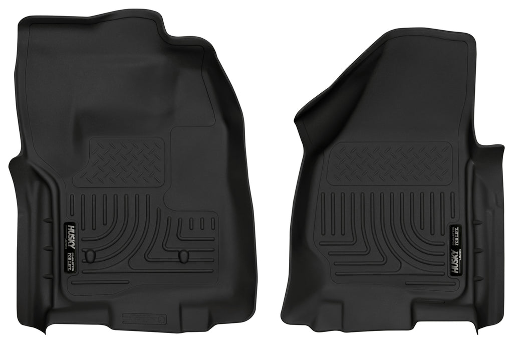 Weatherbeater Front Floor Liners For 2012-2016 F-250/F-350 Super Duty Husky Liners