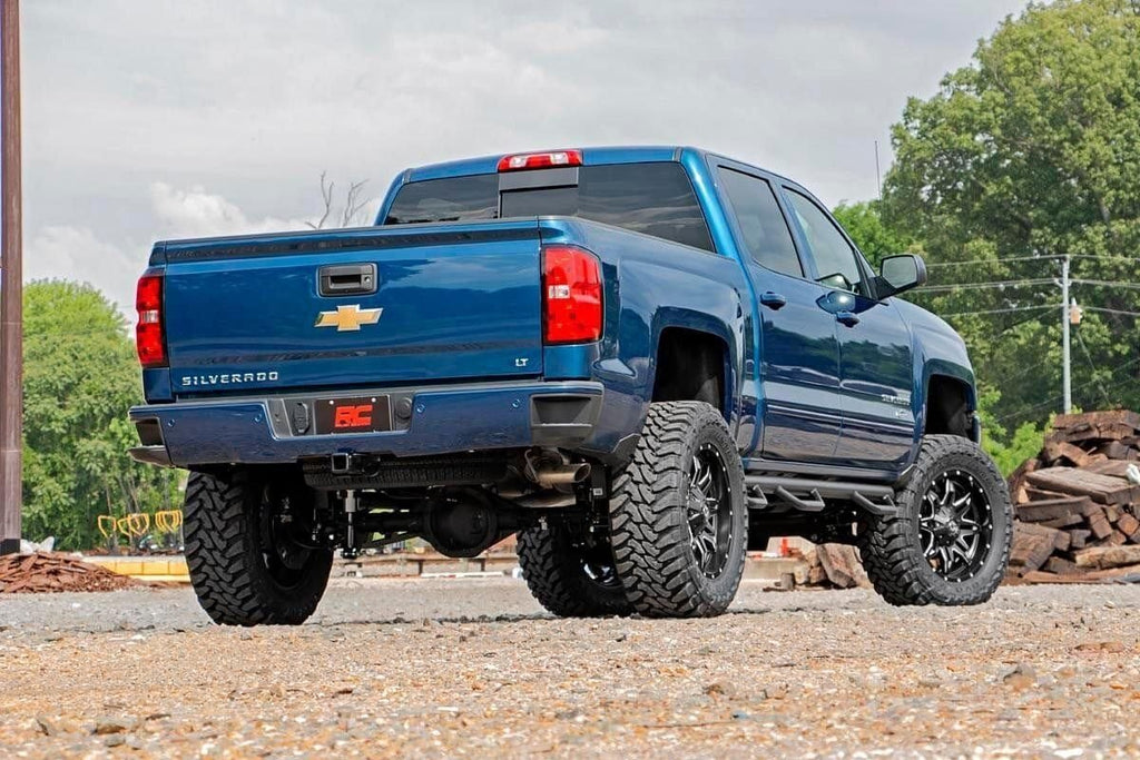 Rough Country Lift Kits 7 Inch Suspension Lift Kit Vertex Cast Aluminum or Stamped Steel 14-18 Silverado/Sierra 1500 2WD - 18750
