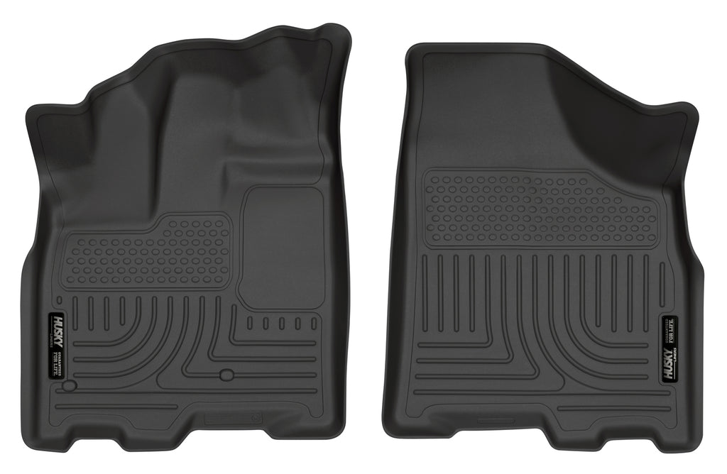 Weatherbeater Front Floor Liners For 2011-2020 Sienna Black Husky Liners