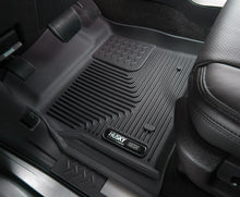 Load image into Gallery viewer, Husky Liners Floor Mats - Rubber Husky Liners 11-15 Ford F-250/F-350 SuperCab X-Act Contour Black 2nd Row Floor Liners