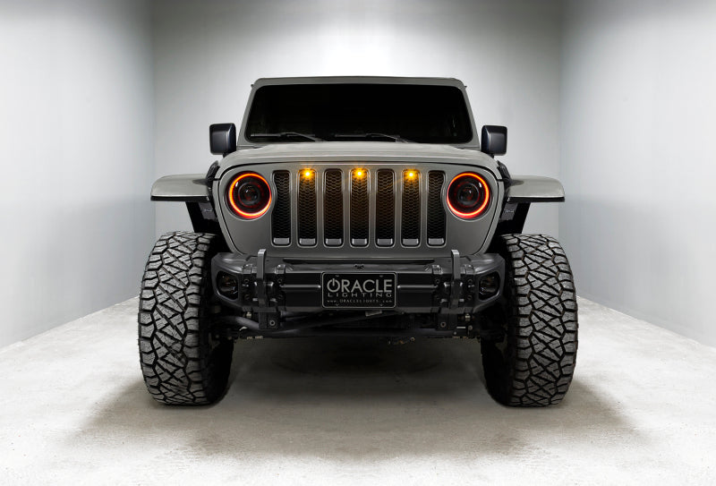 ORACLE Lighting Headlights Oracle Oculus Bi-LED Projector Headlights for Jeep JL/Gladiator JT - w/ Simple Cntrl SEE WARRANTY