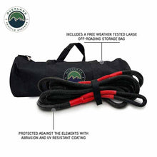 Load image into Gallery viewer, Brute Kinetic Recovery Rope 7/8 Inch x 20 Foot With Storage Bag Overland Vehicle Systems