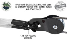 Load image into Gallery viewer, Recovery Shackle 19019901 3/4 4.75 Ton Black Overland Vehicle Systems