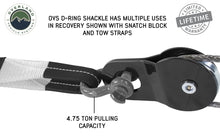 Load image into Gallery viewer, Recovery Shackle 3/4 Inch 4.75 Ton - Gray Universal Overland Vehicle Systems