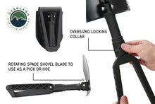Load image into Gallery viewer, Multi Functional Military Style Utility Shovel for extreme Overland Vehicle Systems