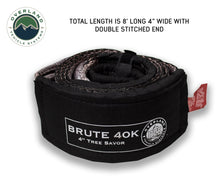 Load image into Gallery viewer, Tree Saver Tow Strap 40,000 lb. Gray With Storage Bag Overland Vehicle Systems