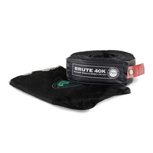 Load image into Gallery viewer, Tow Strap 4 Inch x 30 Foot Grey With Black Ends and Storage Bag Overland Vehicle Systems