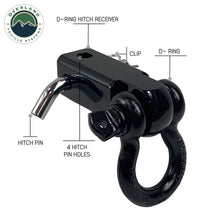 Load image into Gallery viewer, Receiver Hitch D-Ring Receiver Mount Recovery Shackle Overland Vehicle Systems