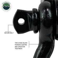 Load image into Gallery viewer, Receiver Hitch D-Ring Receiver Mount Recovery Shackle Overland Vehicle Systems
