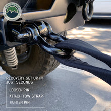 Load image into Gallery viewer, Receiver Hitch D-Ring Receiver Mount Recovery Shackle Overland Vehicle Systems