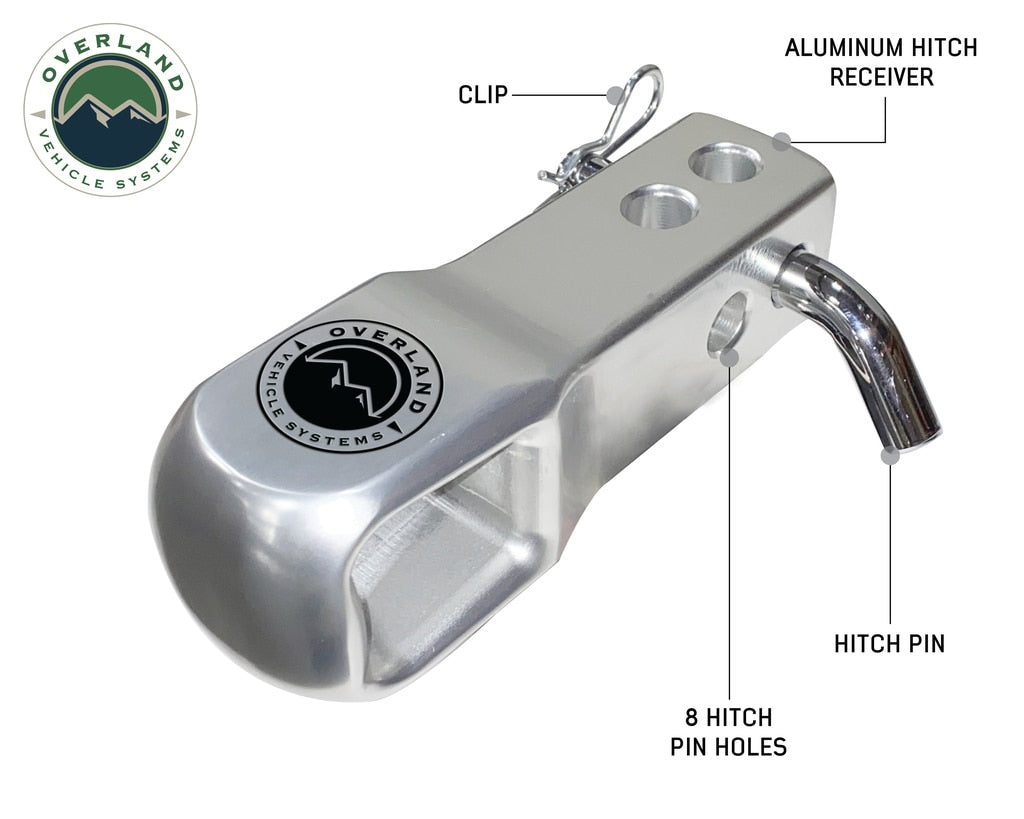 Aluminum Receiver Hitch Mount - Durable and Efficient Overland Vehicle Systems