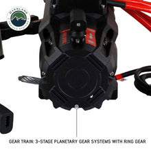 Load image into Gallery viewer, Overland Vehicle Systems Winches SCAR 12 - 12,000 lb. Winch With Steel Cable and Wireless Remote Overland Vehicle Systems - 19119901