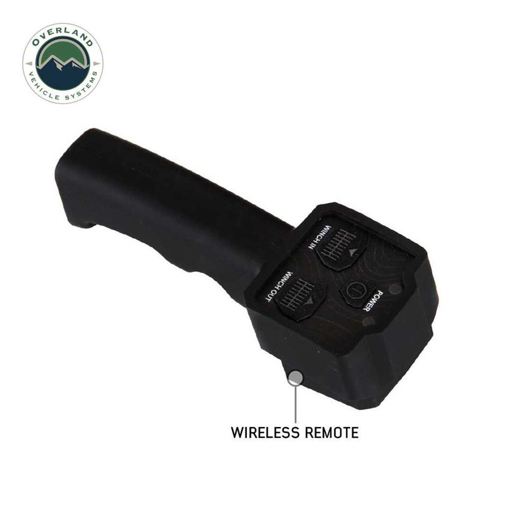 Overland Vehicle Systems Winches SCAR 12 - 12,000 lb. Winch With Steel Cable and Wireless Remote Overland Vehicle Systems - 19119901