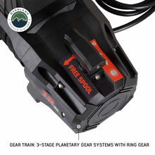 Load image into Gallery viewer, SCAR 12P - 12,000 lb. Winch With Synthetic Rope and Wireless Remote Overland Vehicle Systems